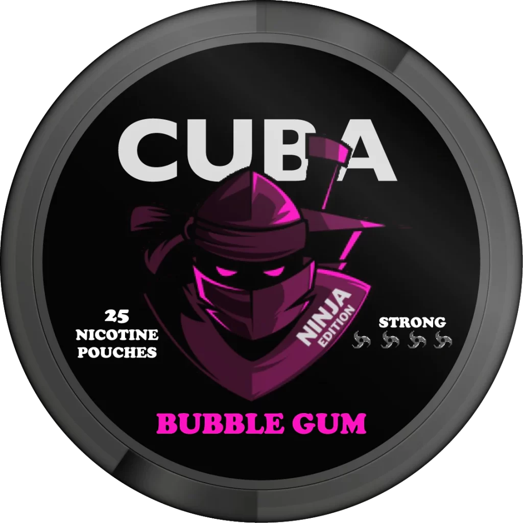 Buy Cuba Bubble gum nicotine pouches